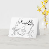 TAZ™とGarl カード (黄色い花)