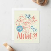 TAZ™ | みんなで仲良くできないのかな？！ ノートカード (正面/裏面インサイチュ)