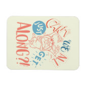 TAZ™|みんな仲良くなれないの?! マグネット (横)