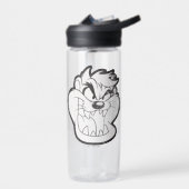 TAZ™イビル・グリン・バッジ ウォーターボトル (左面)