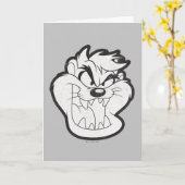 TAZ™イビル・グリン・バッジ カード (黄色い花)