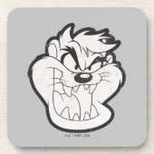 TAZ™イビル・グリン・バッジ コースター (正面)