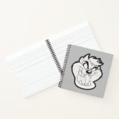 TAZ™イビル・グリン・バッジ ノートブック (内部)