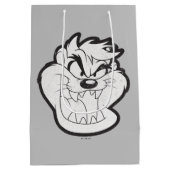 TAZ™イビル・グリン・バッジ ミディアムペーパーバッグ (裏面)