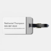 TAZ™イビル・グリン・バッジ ラゲッジタグ (裏面横)