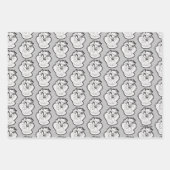 TAZ™イビル・グリン・バッジ ラッピングペーパーシート (正面)