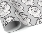 TAZ™イビル・グリン・バッジ ラッピングペーパー (ロールコーナー)