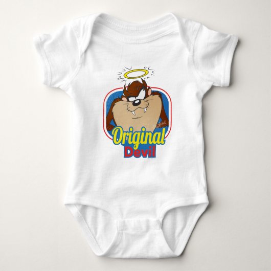 TAZ™オリジナル悪魔 ベビーボディスーツ (正面)