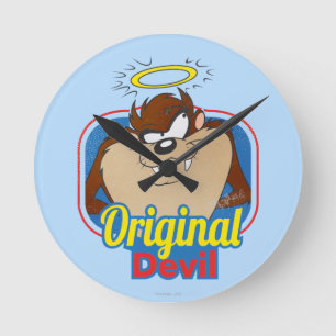TAZ™オリジナル悪魔 ラウンド壁時計