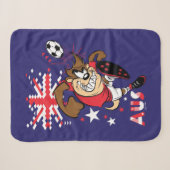 TAZ™ オーストラリア代表サッカーデザイン シェルパブランケット (正面(横))