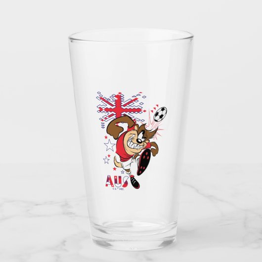 TAZ™ オーストラリア代表サッカーデザイン タンブラーグラス (正面)