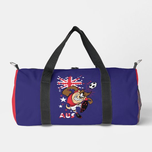 TAZ™ オーストラリア代表サッカーデザイン ダッフルバッグ (正面)