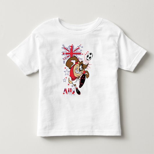 TAZ™ オーストラリア代表サッカーデザイン トドラーTシャツ (正面)
