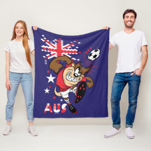 TAZ™ オーストラリア代表サッカーデザイン フリースブランケット