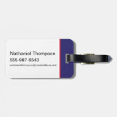 TAZ™オーストラリア代表サッカーデザイン ラゲッジタグ (裏面横)