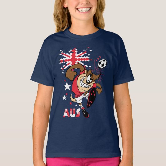 TAZ™ オーストラリア代表サッカーデザイン Tシャツ (正面)