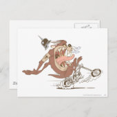 TAZ™オートバイフューリー ポストカード (正面/裏面)