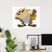 TAZ™キャッチャーのマウンド2 ポスター (ホームオフィス)