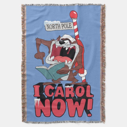 TAZ™ 「キャロルだ!」 スローブランケット (正面縦)