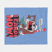 TAZ™ 「キャロルだ!」 フリースブランケット (正面(横))