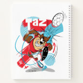 TAZ™サッカーのヘッドバッティング ノートブック (裏面)