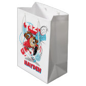 TAZ™サッカーのヘッドバッティング ミディアムペーパーバッグ (裏面アングル)