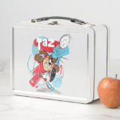 TAZ™サッカーのヘッドバッティング メタルランチボックス (インサイチュ)