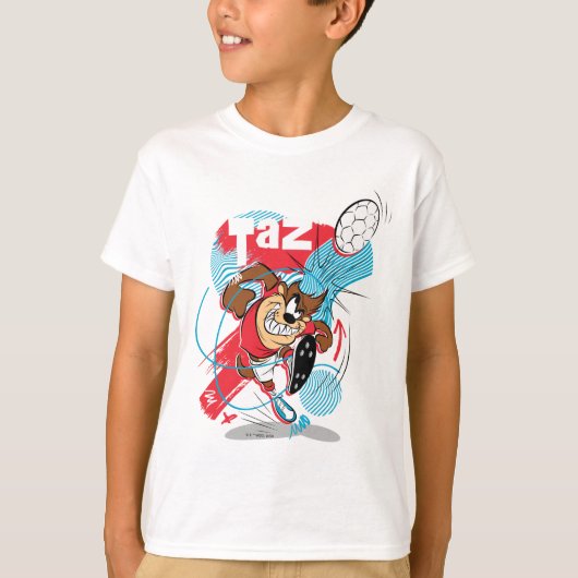 TAZ™サッカーのヘッドバッティング Tシャツ (正面)