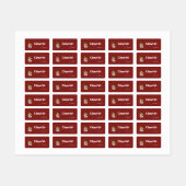 TAZ™ジャグジー ラベル (シート)