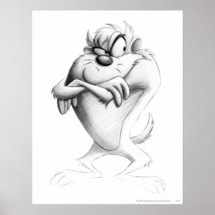 TAZ™スケッチ ポスター