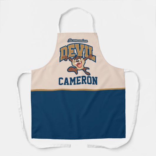 TAZ™タスマニアデビルパッチ エプロン (正面)