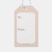 TAZ™タスマニアデビルパッチ ギフトタグ (裏面)