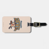 TAZ™タスマニアデビルパッチ ラゲッジタグ (正面横)