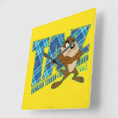 TAZ™トルナドテロプレイド スクエア壁時計 (傾斜)