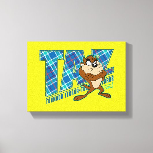 TAZ™トルネドテラープレイド キャンバスプリント (正面)