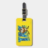 TAZ™トルネドテラープレイド ラゲッジタグ (正面縦)