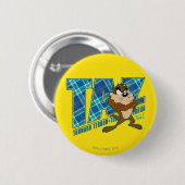 TAZ™トルネドテラープレイド 缶バッジ (正面&裏面)