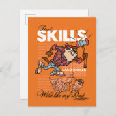 TAZ™ -パパスキル ポストカード (正面/裏面)