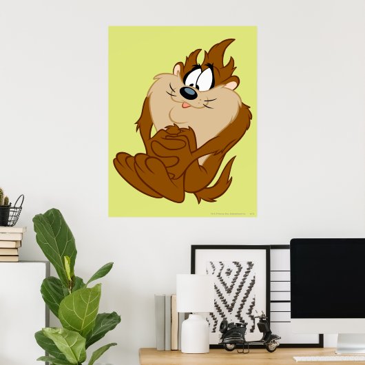 TAZ™ポーズ4 ポスター (ホームオフィス)