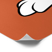 TAZ™ポーズ ポスター (角)