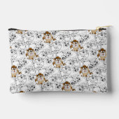 TAZ™ラインアートカラーパターポップ・アートのン アクセサリーポーチ (裏面)