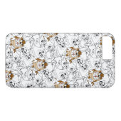 TAZ™ラインアートカラーパターポップ・アートのン Case-Mate iPhoneケース (裏面(横))