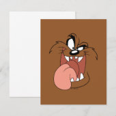 TAZ™ ワイルドスマイル ノートカード (正面/裏面)