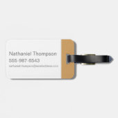 TAZ™ -ワイルドマン ラゲッジタグ (裏面横)