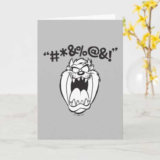 TAZ™叫び声 カード (黄色い花)