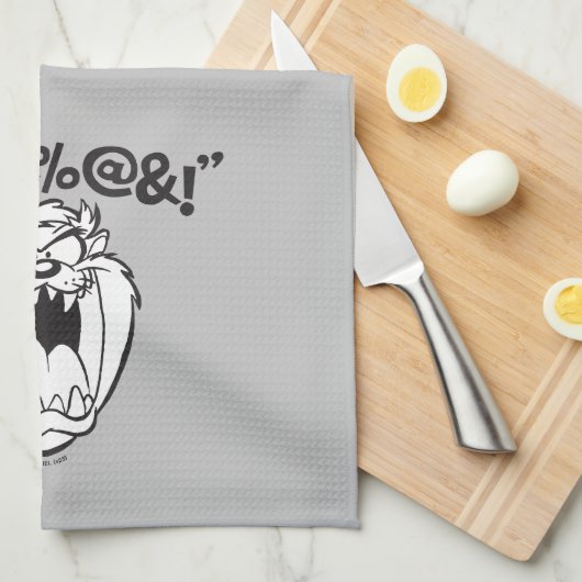 TAZ™叫び声 キッチンタオル (四つ折り)