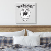 TAZ™叫び声 キャンバスプリント (インサイチュ (寝室))