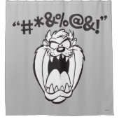 TAZ™叫び声 シャワーカーテン (正面)