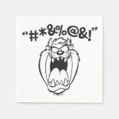 TAZ™叫び声 スタンダードカクテルナプキン (正面)