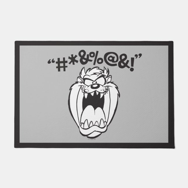 TAZ™叫び声 ドアマット (正面)